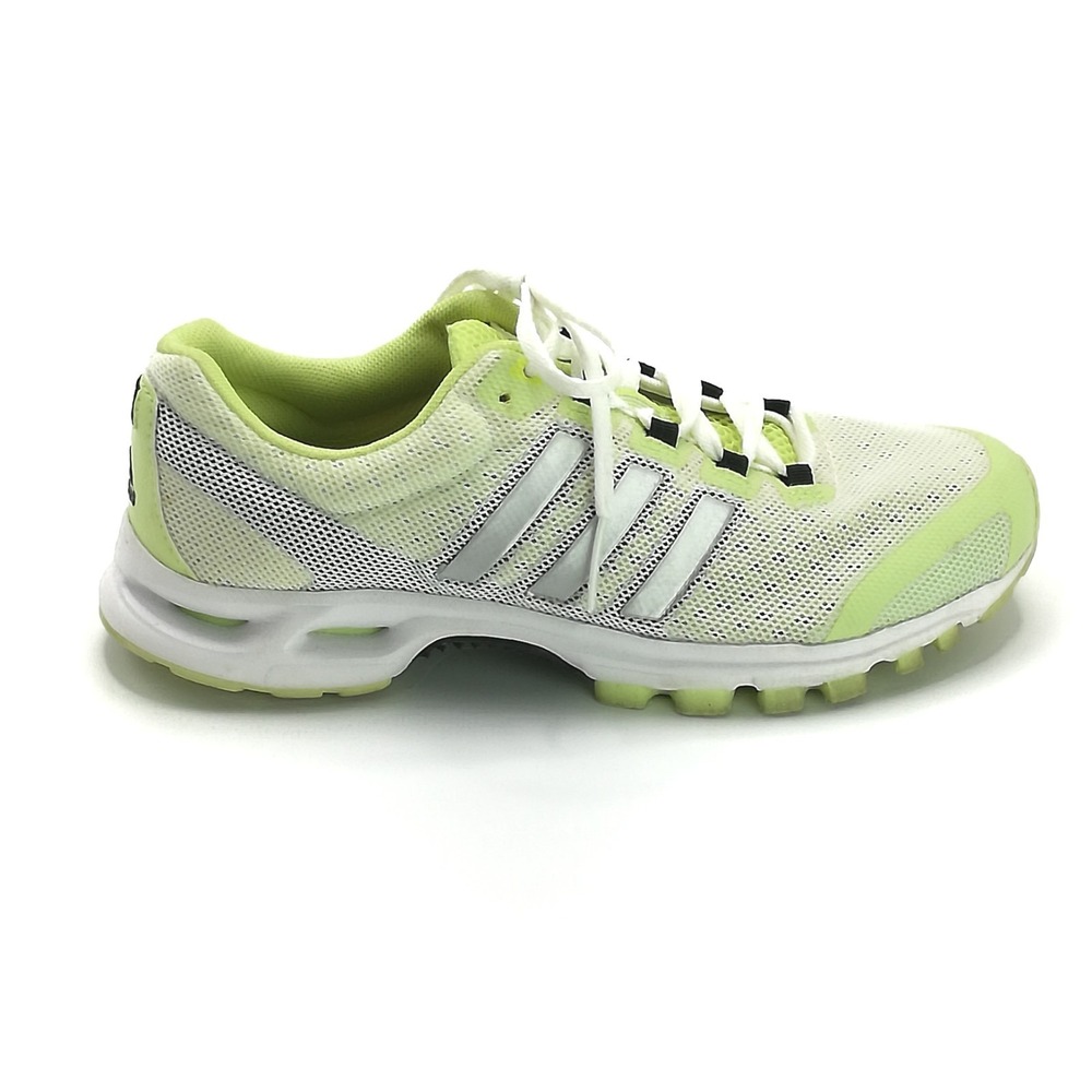 Adidas Shoes Womens Sneaker Running Kanadia Road 2 White‎ Yellow Athletic 7.5